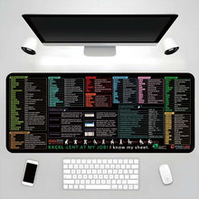 Load image into Gallery viewer, Excel Keyboard Shortcut Mouse Pad