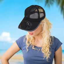Load image into Gallery viewer, Sakerplus Solar Powered Cooling Fan Cap