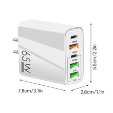 Load image into Gallery viewer, 【Sale】Multi Port Adaptor 65W Fast Charger - US Standard