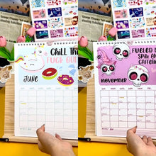 Load image into Gallery viewer, New Version-Hot Air Balloon-HERE WE FUCKING GO AGAIN 2025 CALENDAR