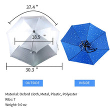 Load image into Gallery viewer, Outdoor Double Layer Umbrella Hat