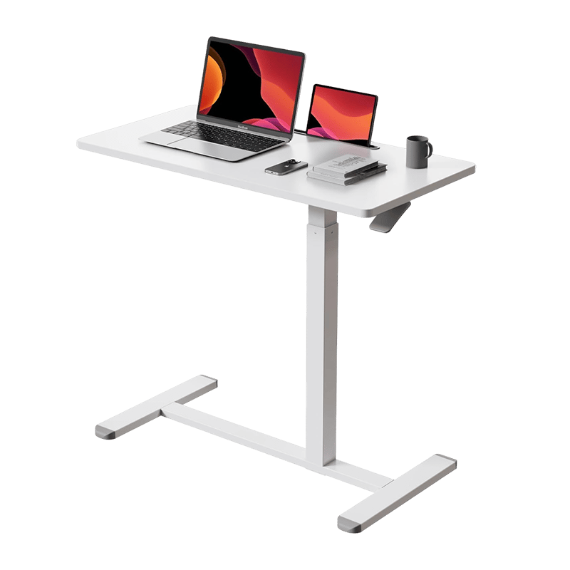 Pneumatic Lift Table With Wheels That Can Be Hidden