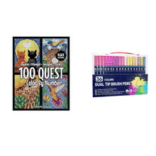 Load image into Gallery viewer, Color Numbers Book 100 QUEST