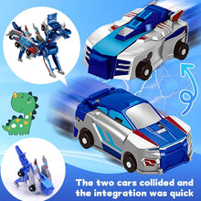 Load image into Gallery viewer, 2-in-1 Magnetic Cars That Transform into Flying Dragon and Unicorn