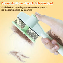 Load image into Gallery viewer, Self-cleaning Pet Flea Comb Grooming Brush