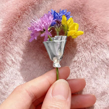 Load image into Gallery viewer, Wearable Flower Bouquet Clip Brooch