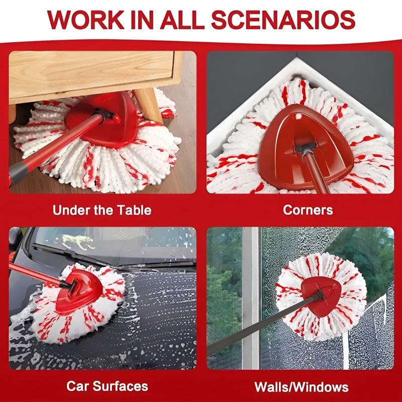 Microfiber Spin Mop Head