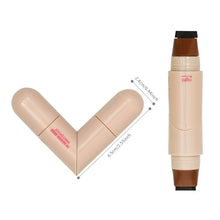 Load image into Gallery viewer, Dual-Head Design Rotating Eyeliner Stamp Pen