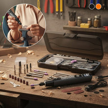 Load image into Gallery viewer, Mini Electric Rotary Tool Set with LED Light &amp; Digital Display