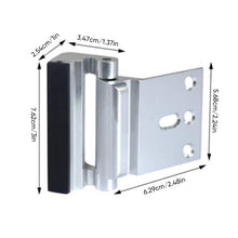 Load image into Gallery viewer, Child Safety Door Lock with 3-Inch Anti-Theft Aluminum Hinge Bolt Night Lock