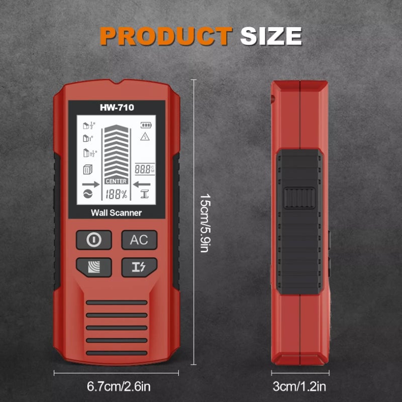 Multifunctional Handheld Metal & Wall Detector