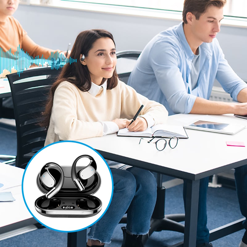 Q39 AI Translation Clip-On Bluetooth Earphones