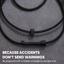 Load image into Gallery viewer, Emergency Window Breaker Bracelet (with integrated key)