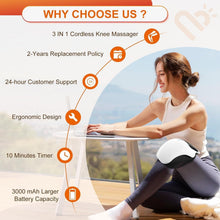 Load image into Gallery viewer, 3-in-1 Cordless Knee Massager