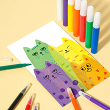 Load image into Gallery viewer, Creative Rainbow Scratch Art Postcard Set for Kids