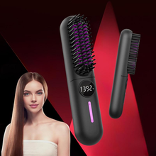 Load image into Gallery viewer, Portable Cordless Straightener Brush
