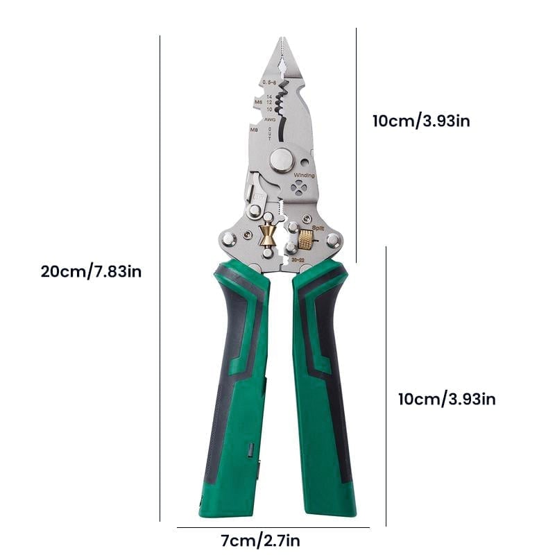 16-in-1 Folding Electric Tester Wire Stripper