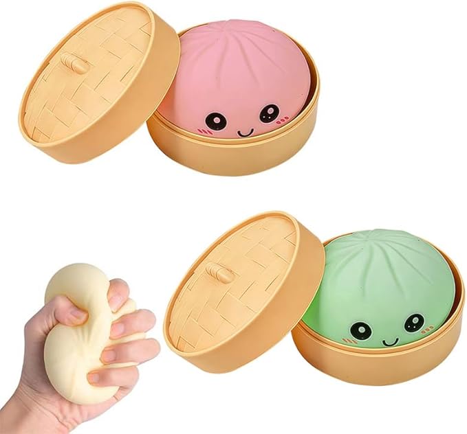 Steamed Bun Squishy Toy (Fun Squeeze Toy)