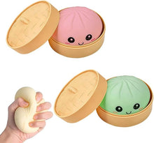 Load image into Gallery viewer, Steamed Bun Squishy Toy (Fun Squeeze Toy)