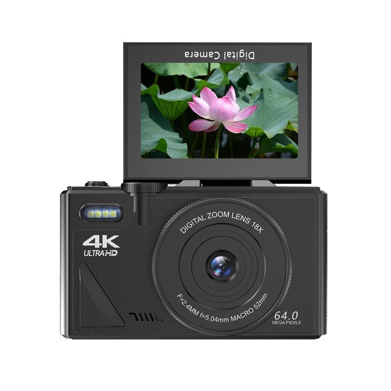 64 million pixel high-definition flip-screen digital camera