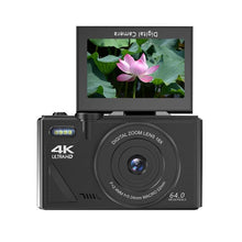 Load image into Gallery viewer, 64 million pixel high-definition flip-screen digital camera