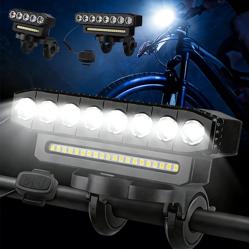 Multi-Source LED Bicycle Headlight