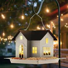 Load image into Gallery viewer, Outdoor hanging solar-powered bird feeder