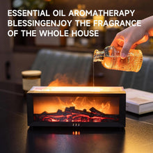 Load image into Gallery viewer, Colorful Fireplace Flame Humidifier Aromatherapy Diffuser