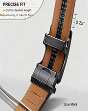 Load image into Gallery viewer, 🎁 Leather Ratchet Belt With Adjustable Buckle💼