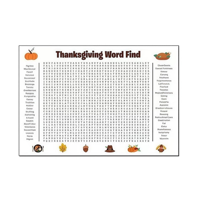 Word Fill-in Puzzle Poster