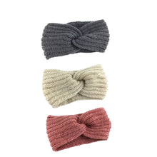 Load image into Gallery viewer, Hand-Knitted Warm Yarn Headband