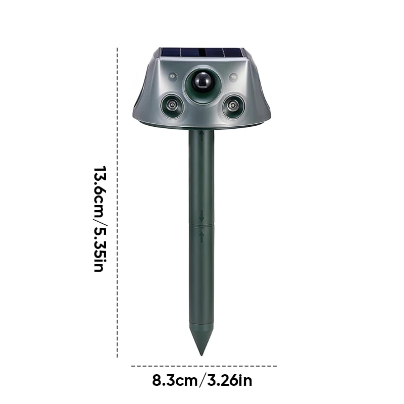 Ultrasonic Solar Animal Repeller