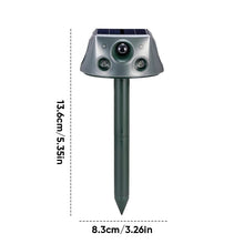 Load image into Gallery viewer, Ultrasonic Solar Animal Repeller