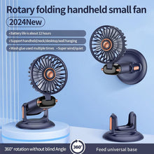 Load image into Gallery viewer, Portable Handheld Rechargeable Fan with Base