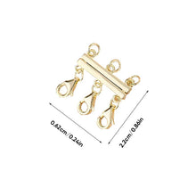 Load image into Gallery viewer, Necklace Separator for Layering Multi Necklace Layering Clasp