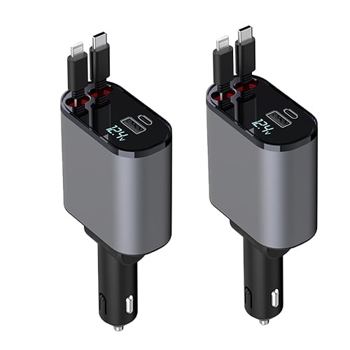 4 in 1 Fast Car Phone Charger