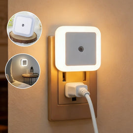 Square Light-Controlled Night Light