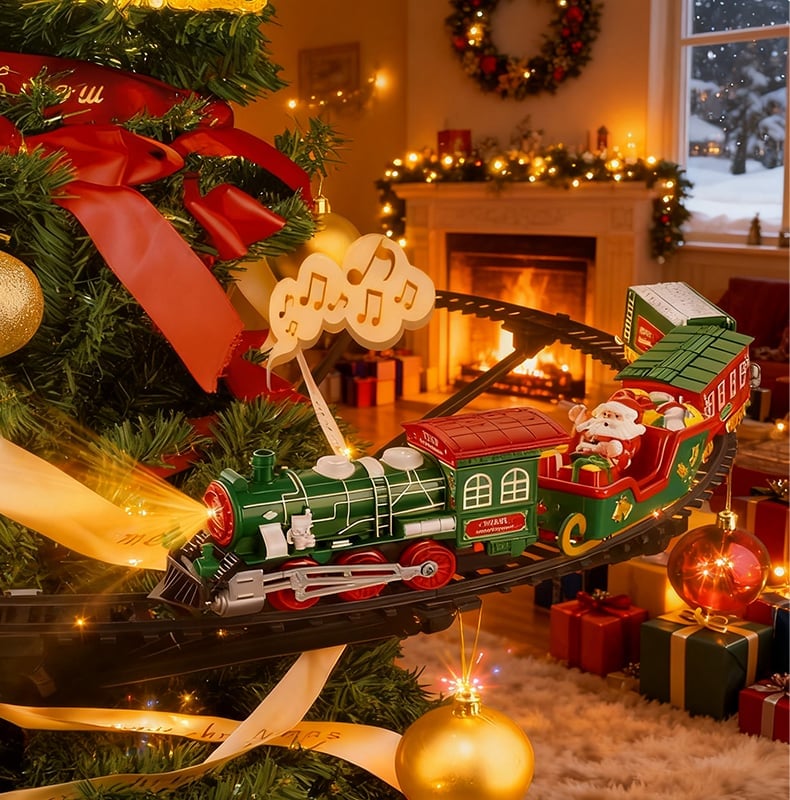 Magical Christmas Hanging Track Train Set