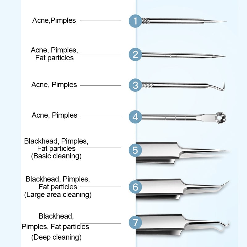 【Up to 50% OFF】Stainless Steel Blackhead Remover Tool Kit