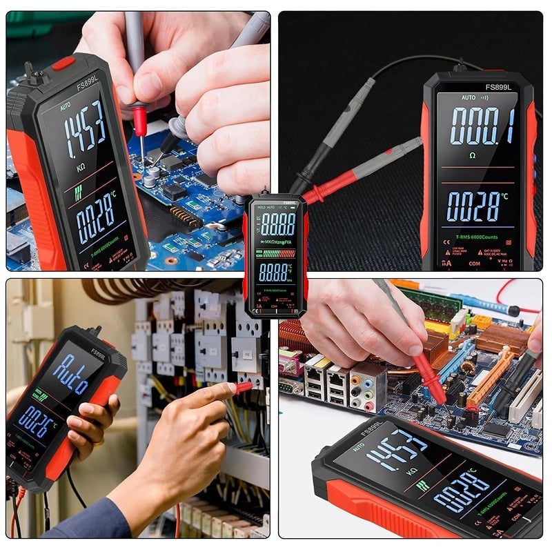 Sakerplus® True RMS 6000-Count Digital Voltmeter