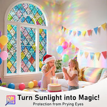 Load image into Gallery viewer, Holographic PVC Window Privacy Film