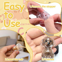 Load image into Gallery viewer, A cute puppy-shaped fur storage keychain