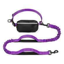 Load image into Gallery viewer, Hands Free Dog Leash With Zipper Pouch