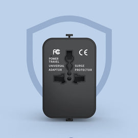Universal Travel Adapter with Dual USB Ports