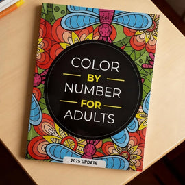 Color By Number Coloring Book for Adults