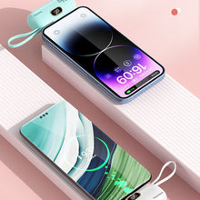 Load image into Gallery viewer, Mini Portable Charger with Built-in Cable
