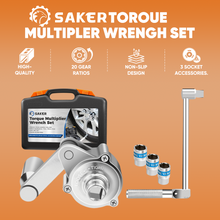 Load image into Gallery viewer, Torque Multiplier Wrench Set
