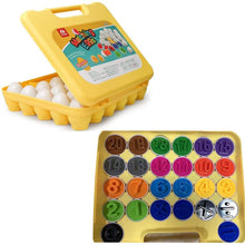 Load image into Gallery viewer, Color &amp; Shapes Matching Egg Set