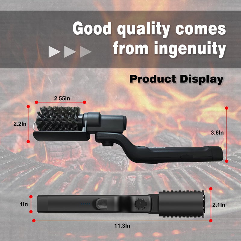 Electric 3-Speed Grill Brush