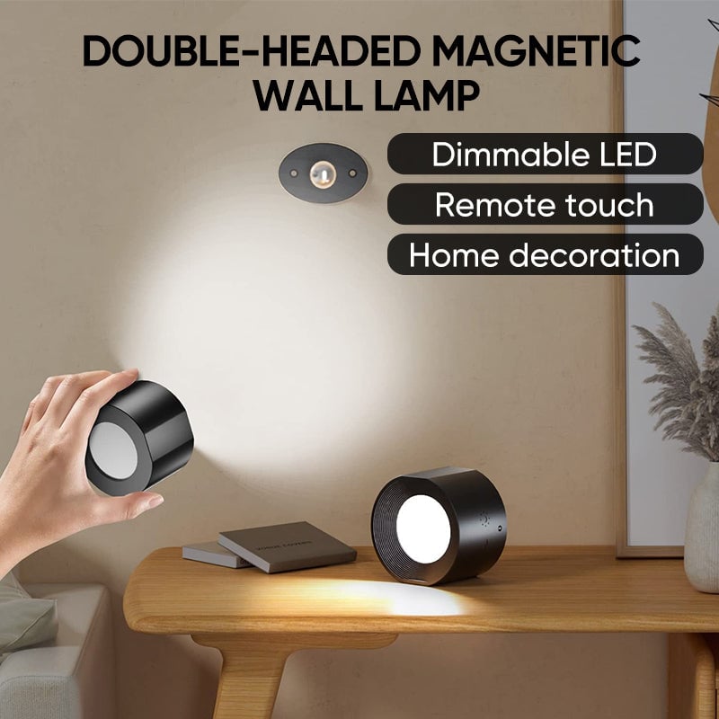 Double Head Magnetic Wall Sconce